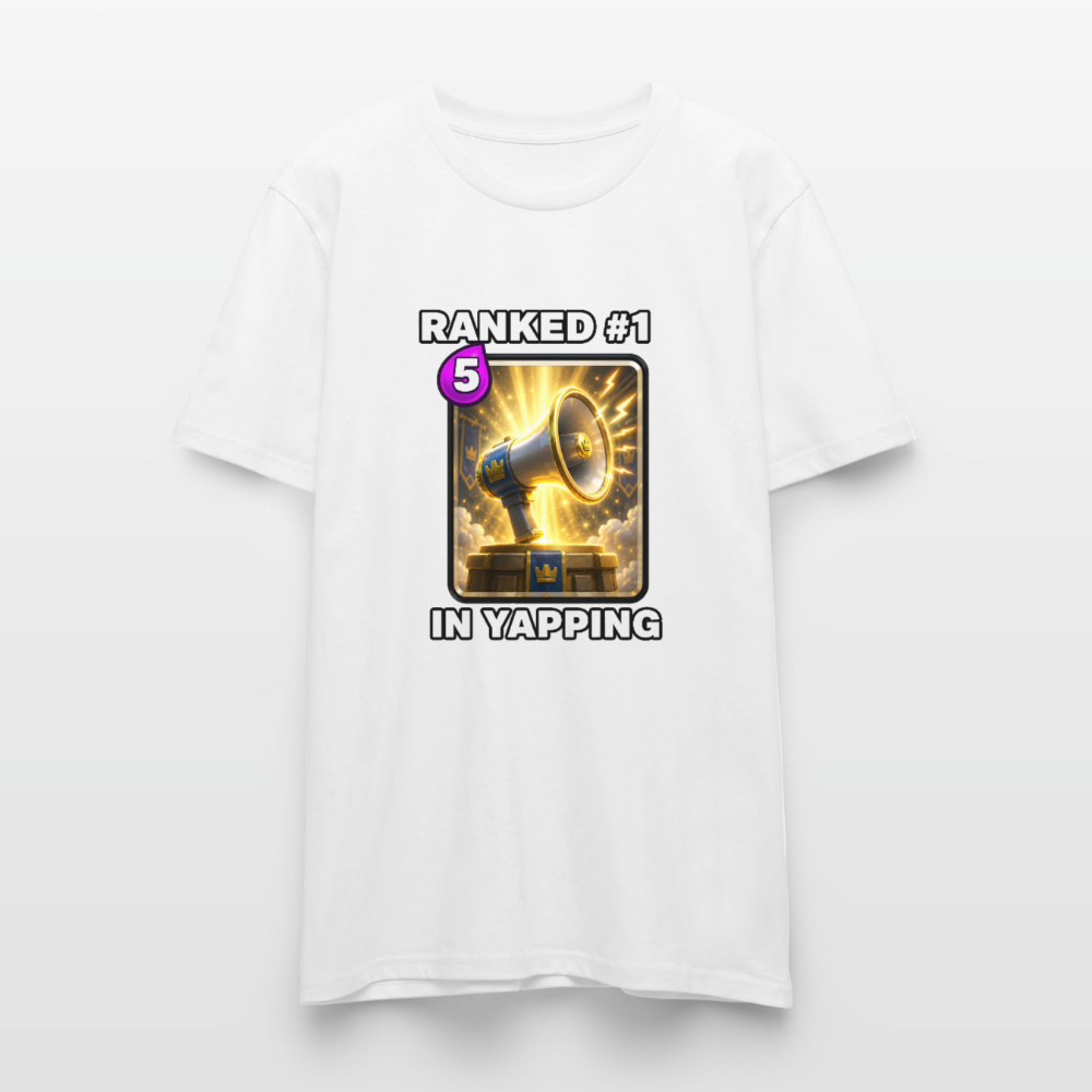 Ranked Number 1 in Yapping Tee - white